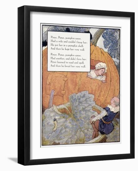 Peter Pumpkin Eater-Frederick Richardson-Framed Giclee Print