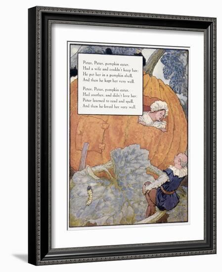 Peter Pumpkin Eater-Frederick Richardson-Framed Giclee Print