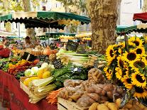 Fruit and Vegetable Market, Aix-En-Provence, Bouches-Du-Rhone, Provence, France, Europe-Peter Richardson-Framed Photographic Print