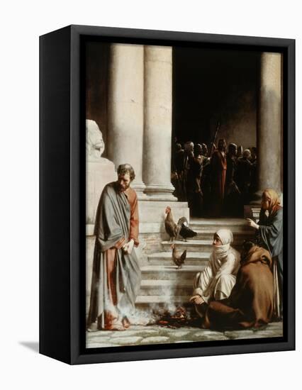 Peter's Denial-Carl Bloch-Framed Premier Image Canvas