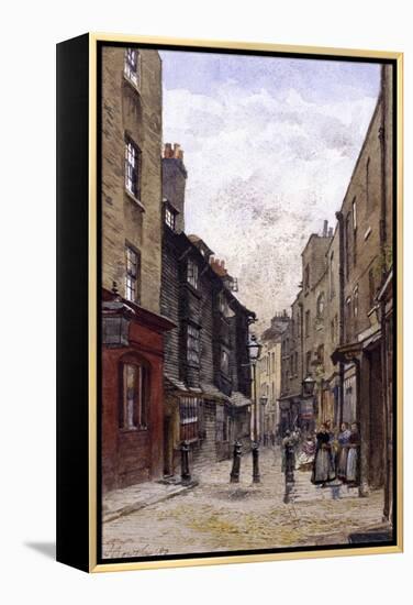 Peter's Lane, Clerkenwell, London, 1880-John Crowther-Framed Premier Image Canvas