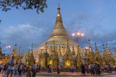 Sunset in Bagan (Pagan), Myanmar (Burma), Asia-Peter Schickert-Photographic Print