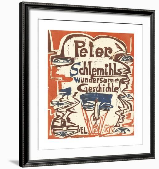 Peter Schlemihl's Wondrous Story - Title Page-Ernst Ludwig Kirchner-Framed Premium Giclee Print