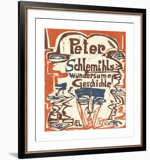 Peter Schlemihl's Wondrous Story - Title Page-Ernst Ludwig Kirchner-Framed Premium Giclee Print