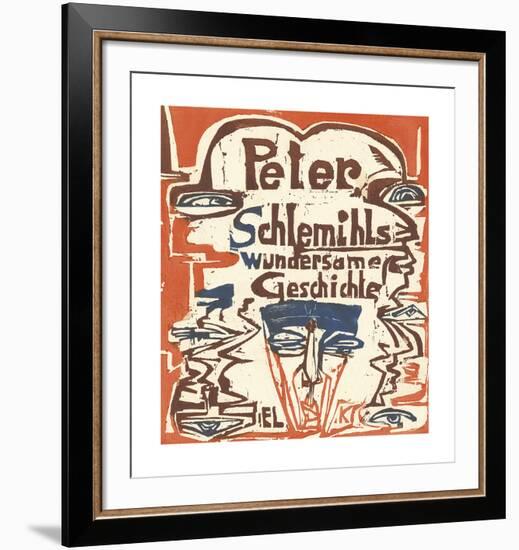 Peter Schlemihl's Wondrous Story - Title Page-Ernst Ludwig Kirchner-Framed Premium Giclee Print