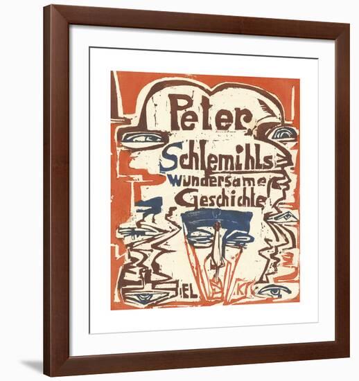 Peter Schlemihl's Wondrous Story - Title Page-Ernst Ludwig Kirchner-Framed Premium Giclee Print