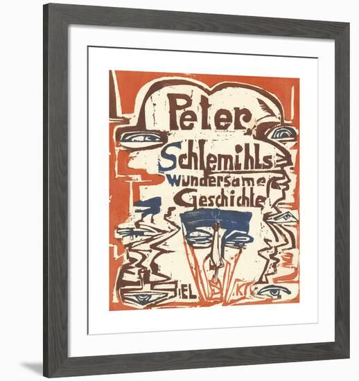 Peter Schlemihl's Wondrous Story - Title Page-Ernst Ludwig Kirchner-Framed Premium Giclee Print