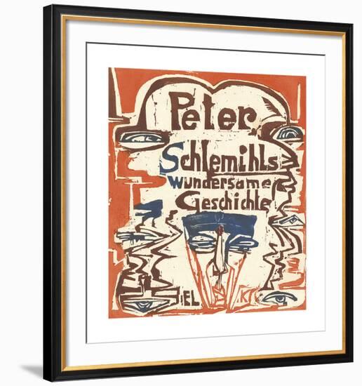 Peter Schlemihl's Wondrous Story - Title Page-Ernst Ludwig Kirchner-Framed Premium Giclee Print