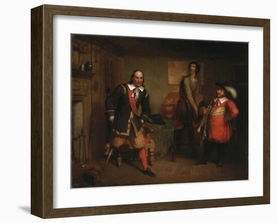 Peter Stuyvesant (1592-1672) and the Trumpeter, 1835-Asher Brown Durand-Framed Giclee Print