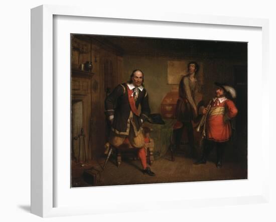 Peter Stuyvesant (1592-1672) and the Trumpeter, 1835-Asher Brown Durand-Framed Giclee Print