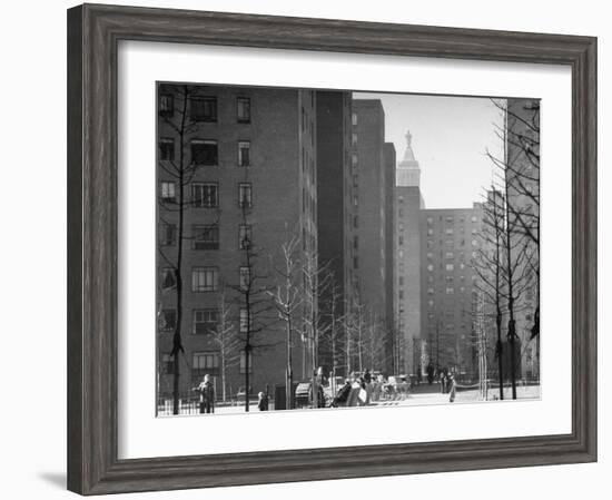 Peter Stuyvesant Village Housing Project-Andreas Feininger-Framed Photographic Print