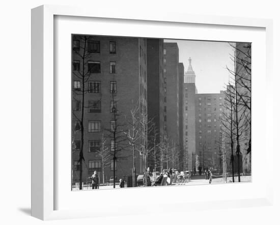 Peter Stuyvesant Village Housing Project-Andreas Feininger-Framed Photographic Print