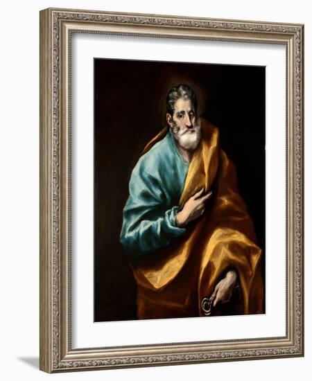 Peter the Apostle-El Greco-Framed Giclee Print