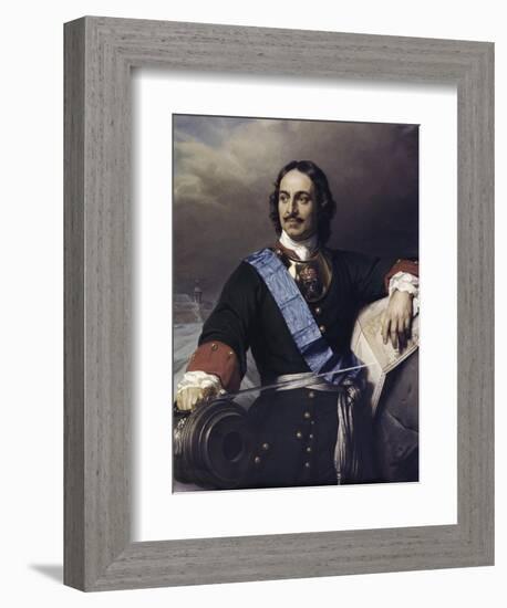 Peter the Great-Paul Delaroche-Framed Giclee Print