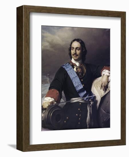 Peter the Great-Paul Delaroche-Framed Giclee Print