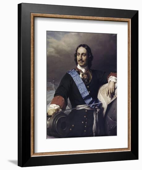 Peter the Great-Paul Delaroche-Framed Giclee Print