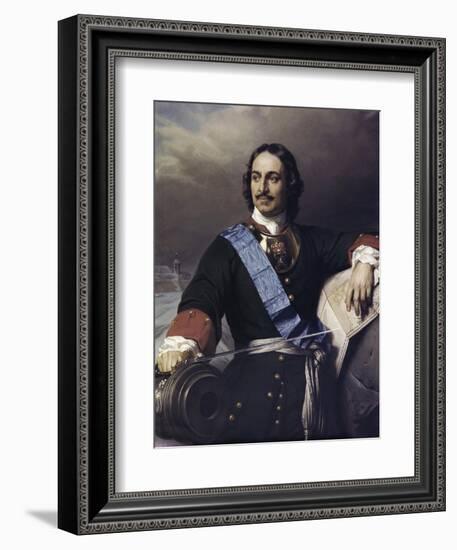 Peter the Great-Paul Delaroche-Framed Giclee Print