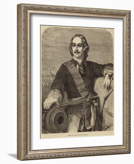 Peter the Great-Hippolyte Delaroche-Framed Giclee Print