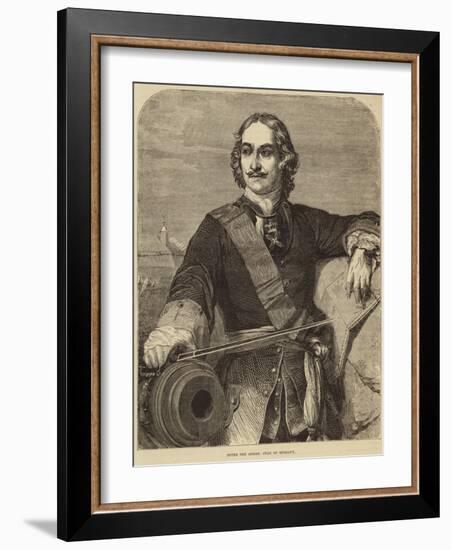 Peter the Great-Hippolyte Delaroche-Framed Giclee Print