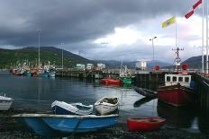 Ullapool Harbour on a Stormy Evening, Highland, Scotland-Peter Thompson-Photographic Print