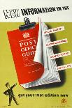 New Information in the 'Post Office Guide', Get Your 1951 Edition Now-Peter Varnon-Framed Stretched Canvas