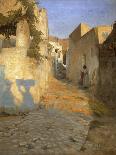 A Street Scene in Tunisia, 1891-Peter Vilhelm Ilsted-Framed Premier Image Canvas