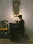 Family Scene in an Interior, 1885-Peter Vilhelm Ilsted-Giclee Print