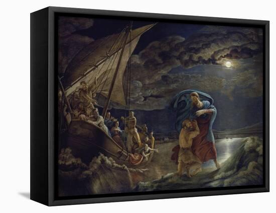 Peter Walks on Water, 1806/07-Philipp Otto Runge-Framed Premier Image Canvas