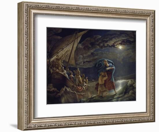 Peter Walks on Water, 1806/07-Philipp Otto Runge-Framed Giclee Print