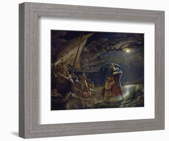 Peter Walks on Water, 1806/07-Philipp Otto Runge-Framed Giclee Print