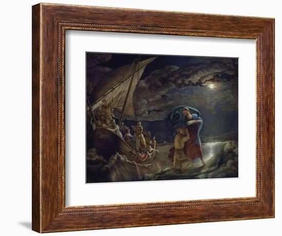 Peter Walks on Water, 1806/07-Philipp Otto Runge-Framed Giclee Print