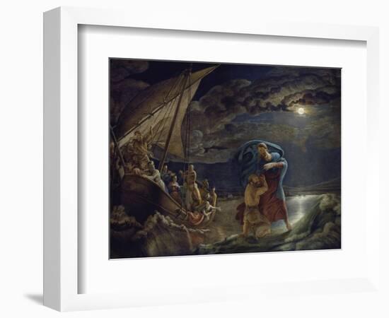 Peter Walks on Water, 1806/07-Philipp Otto Runge-Framed Giclee Print