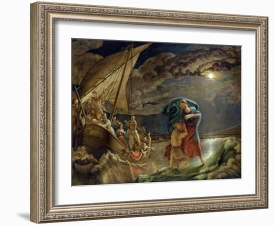 Peter Walks on Water, 1806-Philipp Otto Runge-Framed Giclee Print