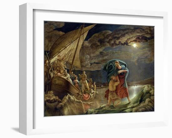 Peter Walks on Water, 1806-Philipp Otto Runge-Framed Giclee Print