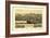 Peterborough, New Hampshire - Panoramic Map-Lantern Press-Framed Art Print