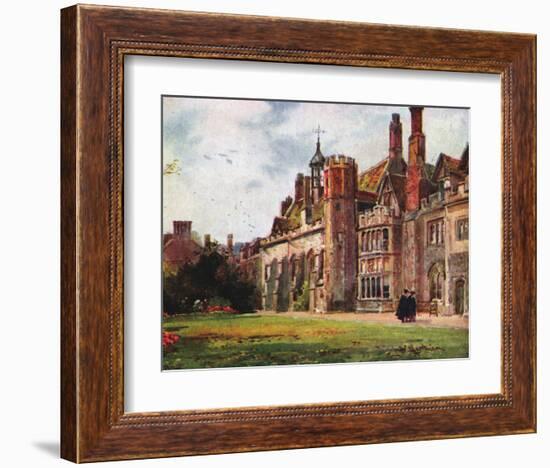 Peterhouse from Fellows Garden-null-Framed Art Print