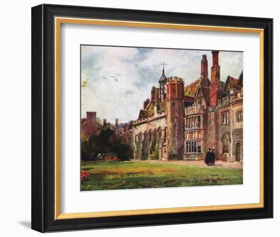 Peterhouse from Fellows Garden-null-Framed Art Print