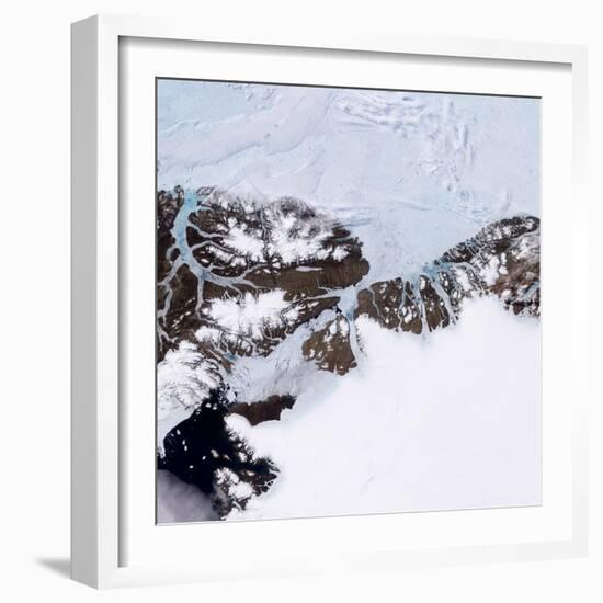 Petermann Glacier, Greenland-Science Source-Framed Giclee Print