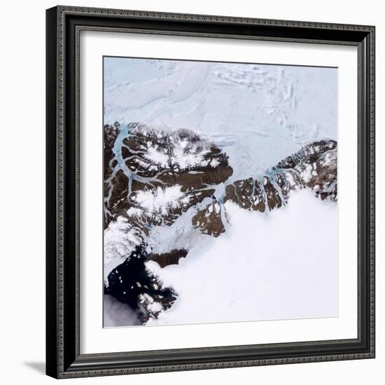 Petermann Glacier, Greenland-Science Source-Framed Giclee Print