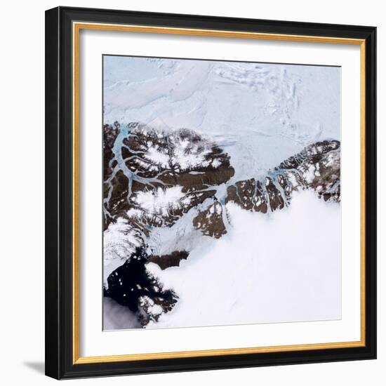 Petermann Glacier, Greenland-Science Source-Framed Giclee Print