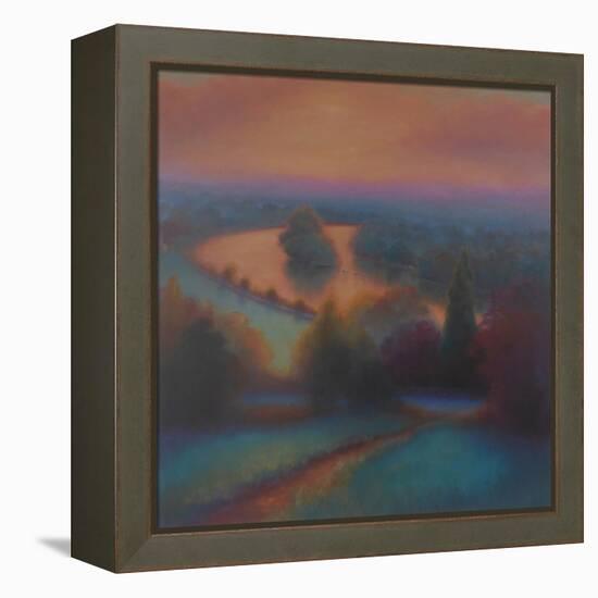 Petersham Autumn; View from Richmond Hill,-Lee Campbell-Framed Premier Image Canvas