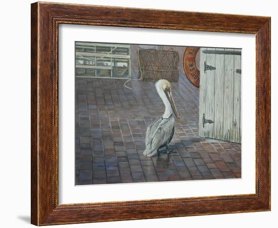 Petes' Pelican-Bruce Dumas-Framed Giclee Print