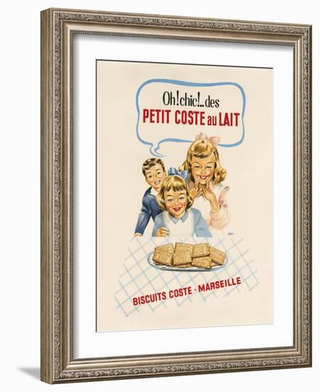 Petit Coste au Lait-The Vintage Collection-Framed Giclee Print