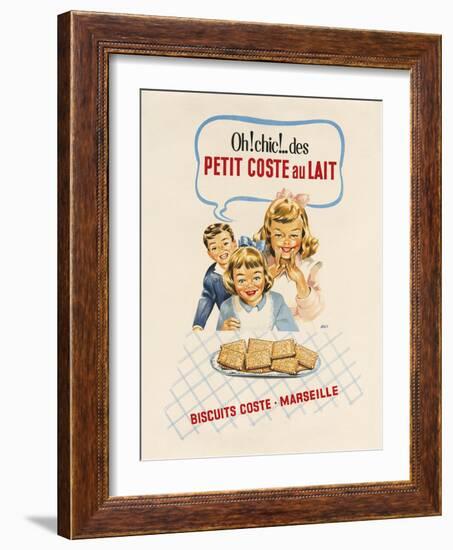 Petit Coste au Lait-The Vintage Collection-Framed Giclee Print