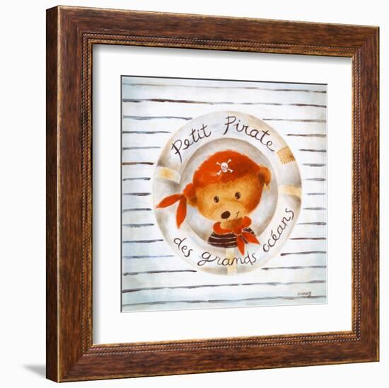 Petit Pirate des Grands Oceans-Joëlle Wolff-Framed Art Print