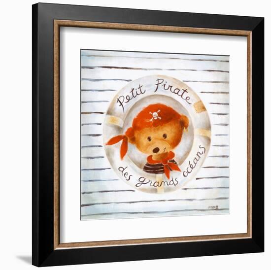 Petit Pirate des Grands Oceans-Joëlle Wolff-Framed Art Print