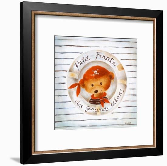 Petit Pirate des Grands Oceans-Joëlle Wolff-Framed Art Print