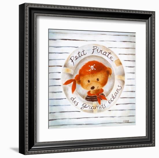 Petit Pirate des Grands Oceans-Joëlle Wolff-Framed Art Print