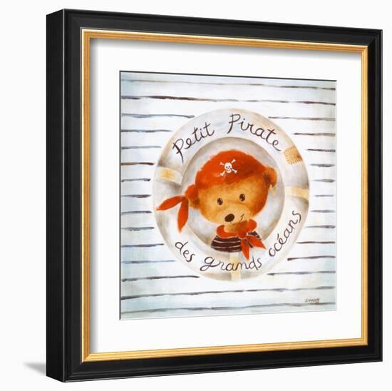 Petit Pirate des Grands Oceans-Joëlle Wolff-Framed Art Print