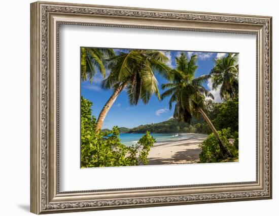 Petit Police Bay Beach, Mahe, Republic of Seychelles, Indian Ocean.-Michael DeFreitas-Framed Photographic Print